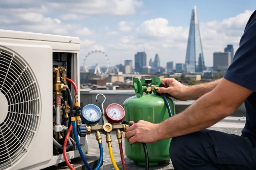 Air Conditioning Refrigerant Top Up London