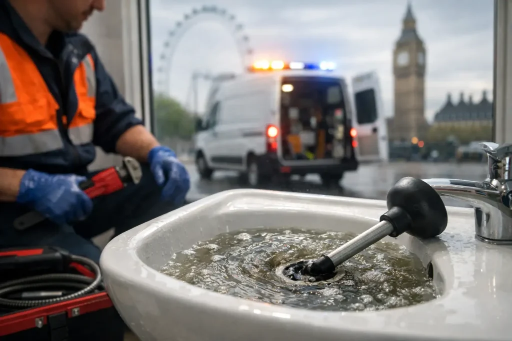 Blocked Drain Emergency London: What to Do Fast