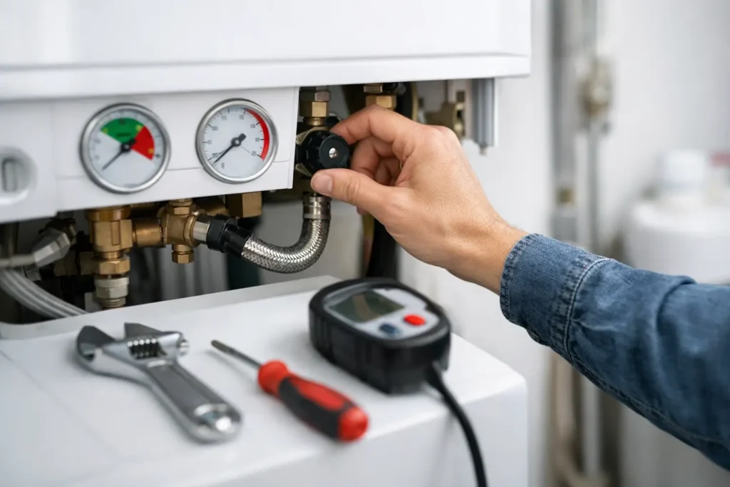 How to Repressurise a Boiler Safely