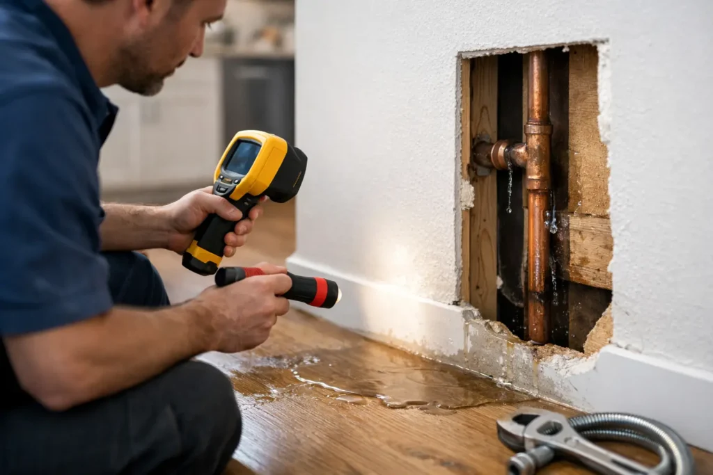 How to Spot Hidden Pipe Leaks Fast